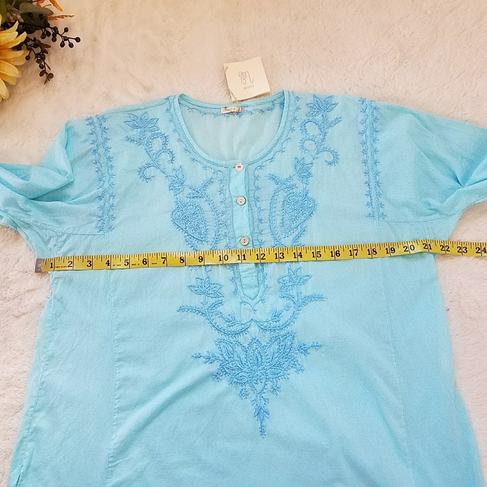 MATTA Embroidered Tunic/Blouse - Picture 5 of 9